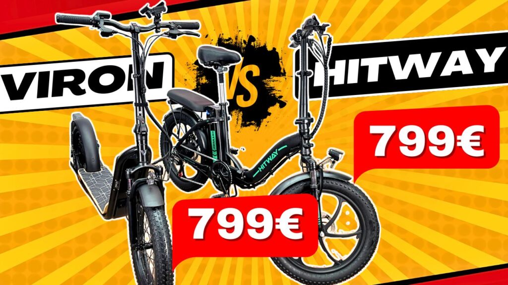 Welches E-Fahrzeug für 799€? Viron E-Scooter gegen Hitway E-Bike