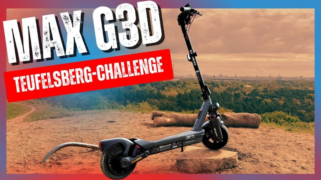 Der Segway Ninebot Max G3D im großen Teufelsberg-Härtetest Bericht eines Profis: Mehr als 10 Jahre Erfahrung in Elektromobilität – alle Insights zum Segway Ninebot Max G3D.