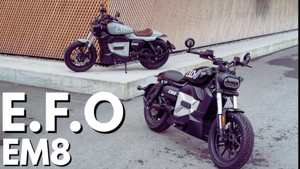 Warum die E.F.O EM8 mehr Aufmerksamkeit verdient Erfahre, warum die E.F.O EM8 mit 8.000W-Motorleistung, LED-Beleuchtung und digitalem Display eine spannende Harley-Alternative sein kann.