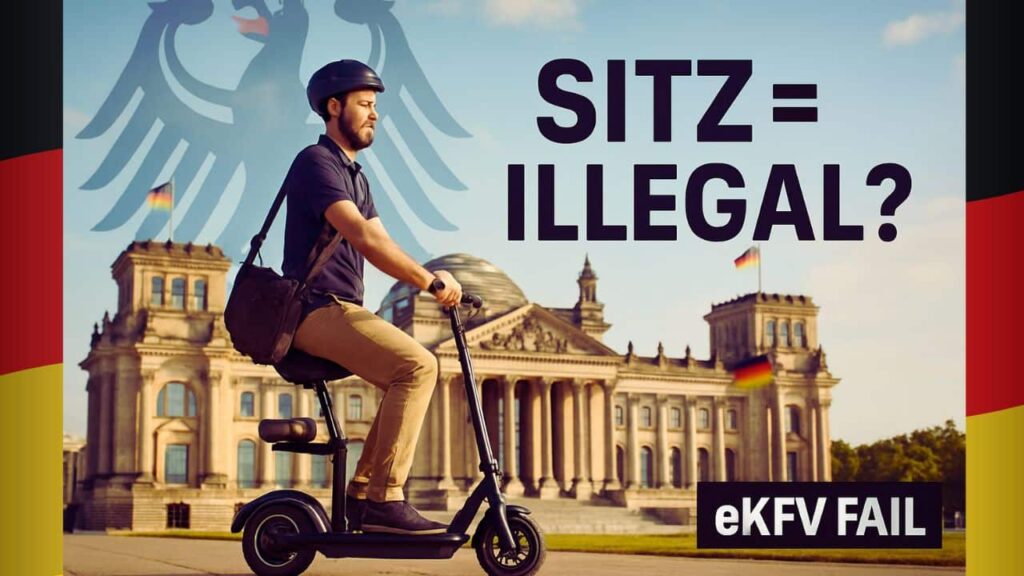 E‑Scooter mit Sitz: Komfort oder Kriminalität?