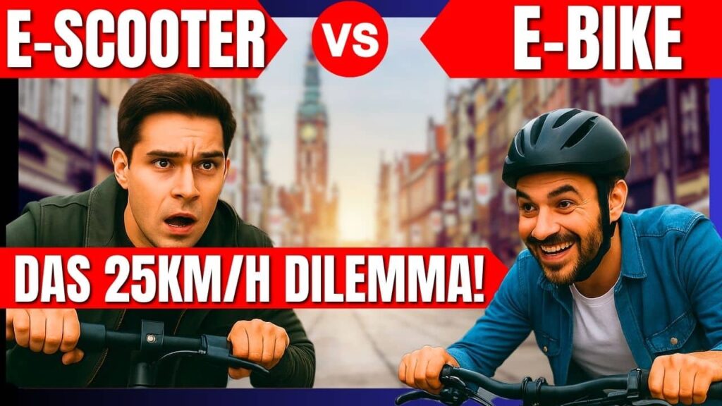 E-Scooter vs. E-Bike: Warum 3 km/h den Unterschied machen! E-Bikes fahren legal schneller als E-Scooter. Warum diese Ungleichbehandlung gefährlich ist – und was sich ändern muss.