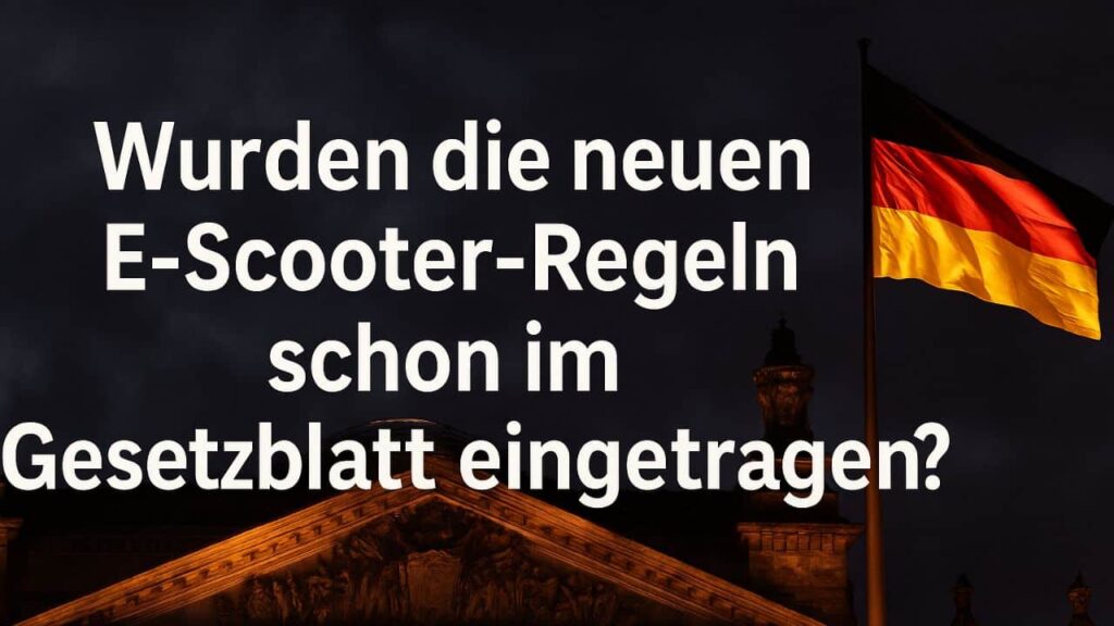 eKFV-Novelle 2025: Warum die neuen E-Scooter-Regeln noch nicht gelten Die eKFV-Novelle sollte ab April 2025 gelten – doch es gibt keinen Gesetzestext. Erfahre hier, warum das so ist und was das bedeutet.