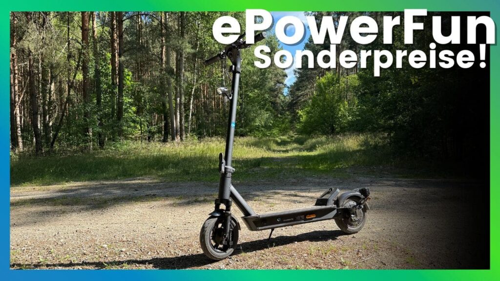 ePowerFun Sommeraktion 2025: Sonderpreise! Günstiger wird’s nicht: ePowerFun startet Sommeraktion 2025 – 3 Scooter-Modelle mit kräftigem Rabatt!