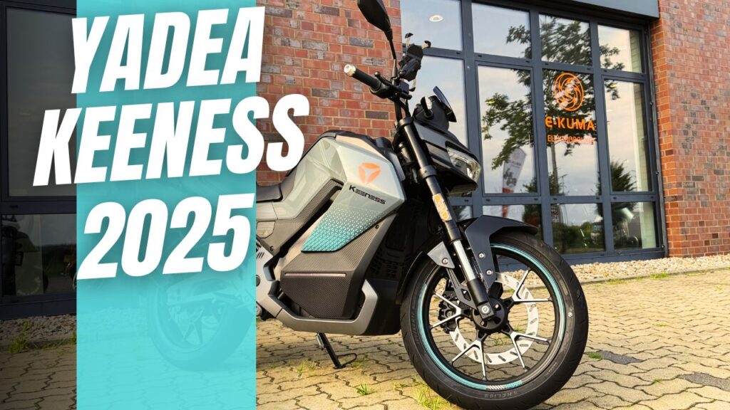 Yadea Keeness im sonnigen Fahrtest – mein Tag bei E-KUMA Bei E-KUMA gefahren: Yadea Keeness – mein sonniger Fahrtest 2025.