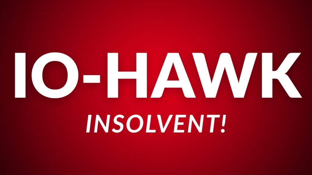Insolvenz bei IOHAWK: So handeln Kunden jetzt richtig. Mit PayPal, Klarna und Bank-Rückbuchung Geld zurückholen.