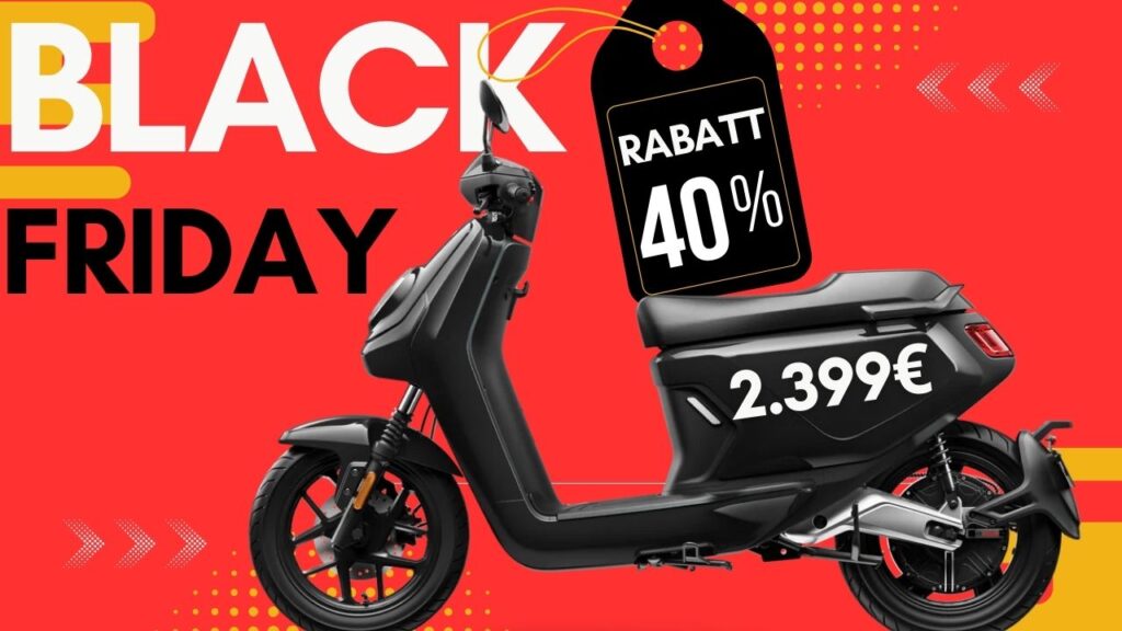 NIU MQi GT 100 Deal: 40 % Rabatt + Gratis Helm bei NIU Gütersloh niu