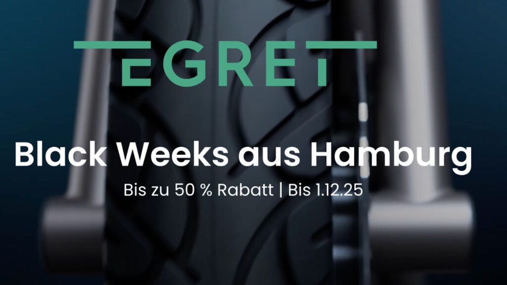 EGRET Angebote 2025: X Ultra, EY! 1 & Zubehör im Preisfall. Zusätzlich 0 % Finanzierung exklusiv bis 01.12.2025 sichern.