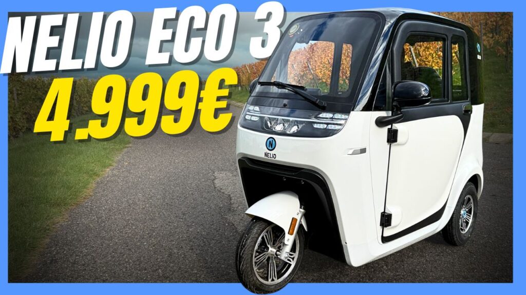 Führerscheinfrei unterwegs? NELIO ECO‑3 25 km/h im Praxistest Preischeck: NELIO ECO‑3 aktuell 4.999,99 € inkl. MwSt. Mein Fahrbericht aus Öhringen mit Pro & Contra, Daten und Kaufberatung.
