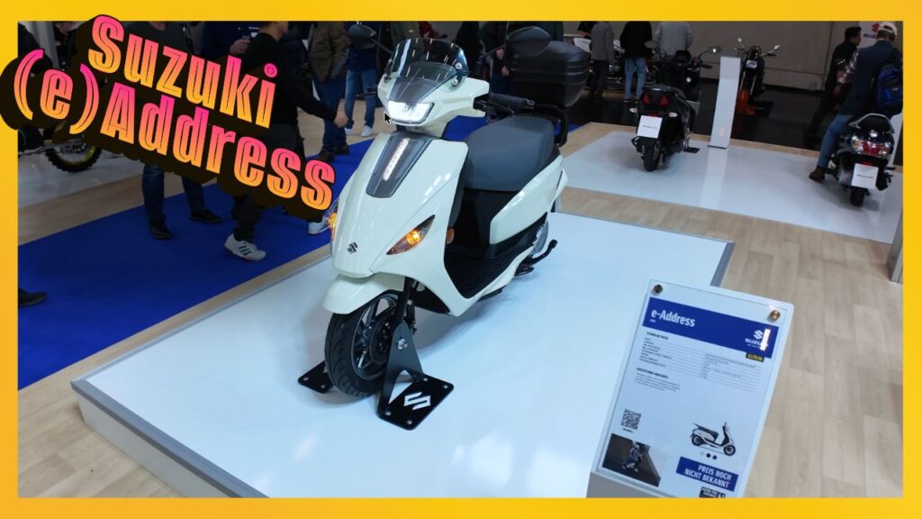 INTERMOT 2025: Suzuki präsentiert die e-Address. Technische Daten, Komfort-Features und ehrliche Einschätzung.