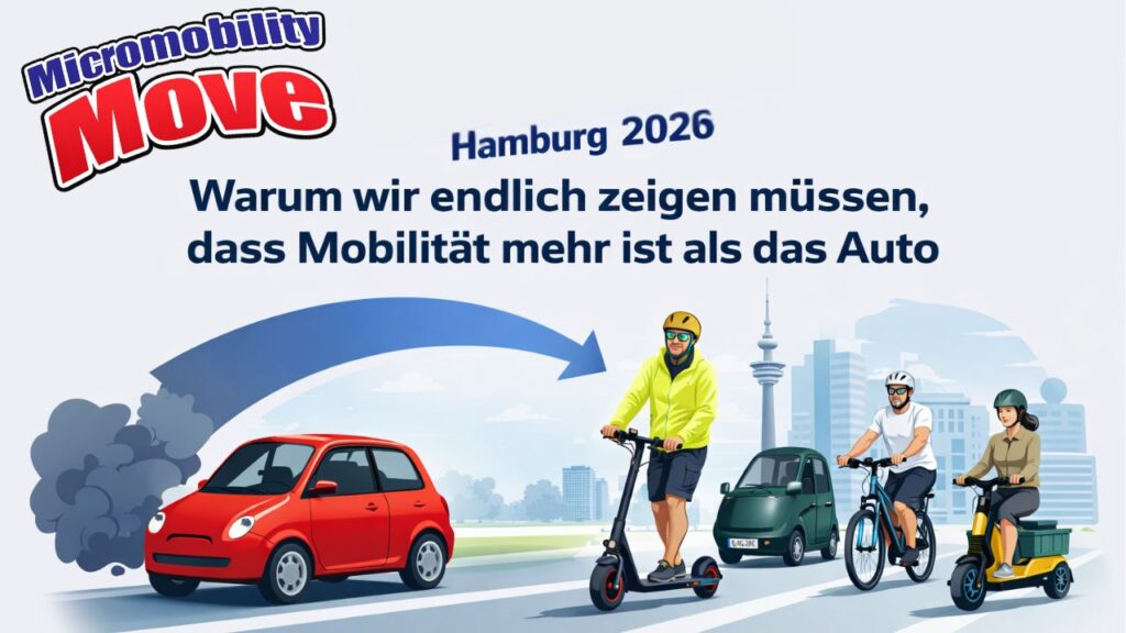 Mikromobilität live erleben in Hamburg – Micromobility Move 2026