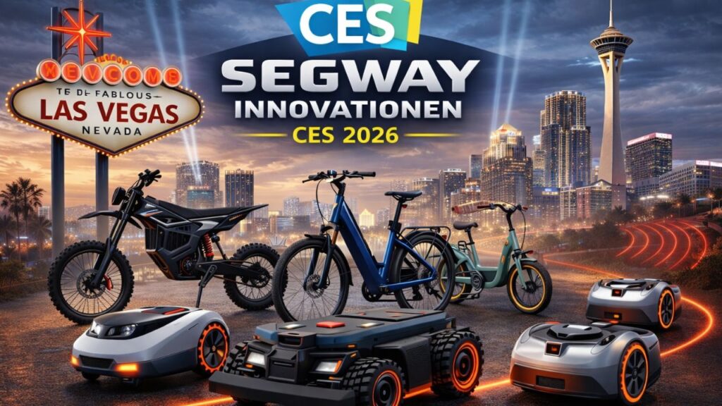 Segway Neuheiten 2026 im Check – Myon, Muxi und Xaber 300 im Detail Mehr Sicherheit, mehr Software, mehr Mut: Das sind die Segway Highlights der CES 2026.