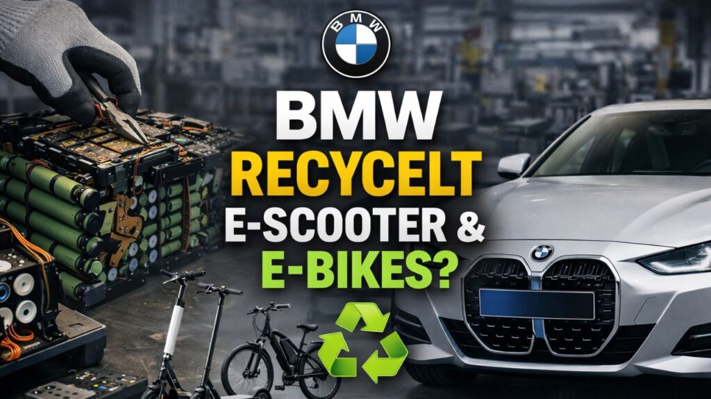 BMW treibt Batterie-Recycling voran. Warum das auch für E-Scooter und E-Bikes wichtig wird, erkläre ich kritisch und verständlich im Beitrag.